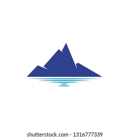 Mountain logo design vector template