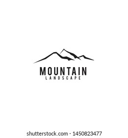 Mountain logo design vector template