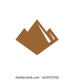 mountain logo design vector template