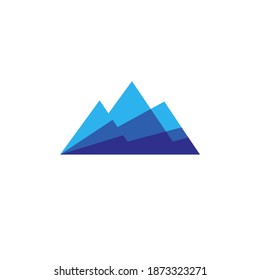 mountain logo design vector template