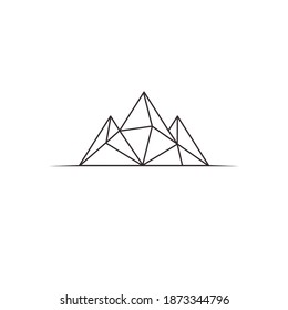 mountain logo  design vector template