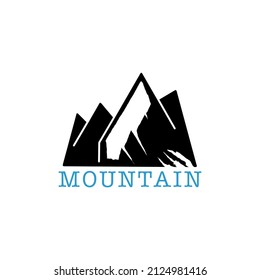 mountain logo design vector template, company logo, t-shirt
