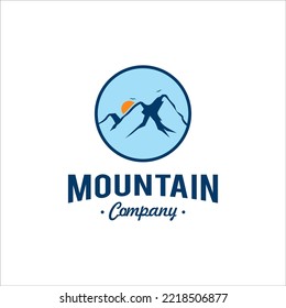 Mountain Logo design vector Template