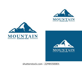 Mountain logo design vector template
