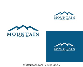 Mountain logo design vector template