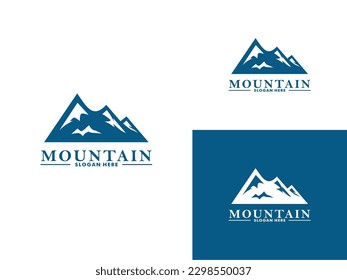 Mountain logo design vector template