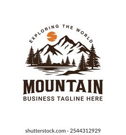 Mountain Logo Design Vector template 
