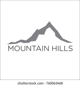 mountain logo design vector template