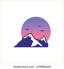 Mountain Logo Design Vector Templates