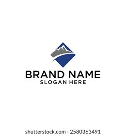 Mountain logo design vector.editable eps 10