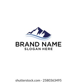 Mountain logo design vector.editable eps 10