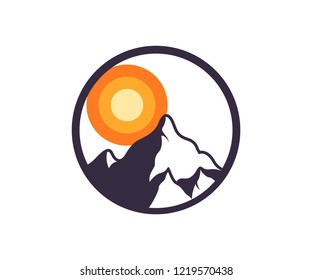 mountain logo designs concept 