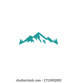 Mountain logo, elegant mountain vector logo design illustrator eps.10