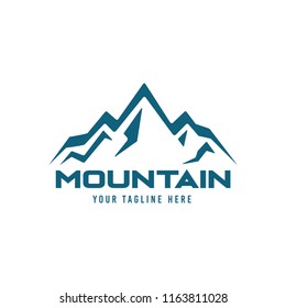 Mountain Logo Emblem Adventure Retro Vector Stock Vector (Royalty Free ...