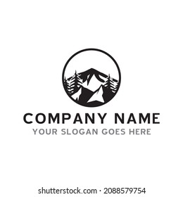 mountain logo , expedition logo vector