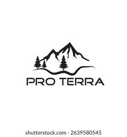 Mountain logo featuring iconic peaks, trees, or sunrise elements, ideal for outdoor brands, adventure companies, or eco-tourism. Bold, timeless, and symbolizing strength and exploration.
