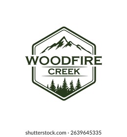 Mountain logo featuring strong, clean peaks with a sunrise or forest element, ideal for outdoor, travel, and adventure brands. Represents resilience, freedom, and natural beauty.
