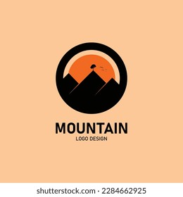Mountain logo free Vector template 