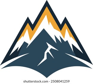 Ilustración vectorial de Gráficos de Logo de Montaña 
