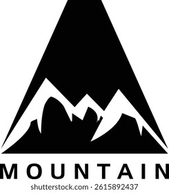 Mountain Logo. Hill Logo. Peak Logo