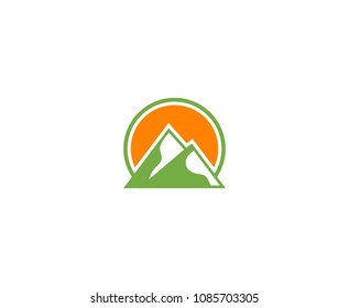 Mountain logo icon 