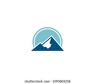 Mountain logo icon 