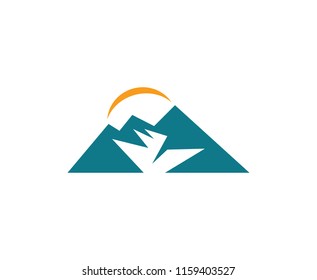 Mountain logo icon 