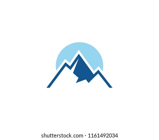 Mountain logo icon 