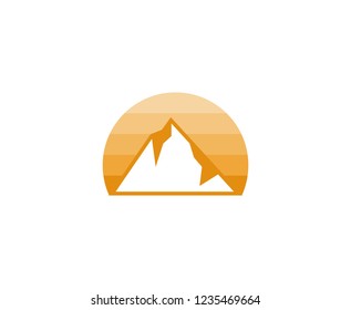 Mountain logo icon 