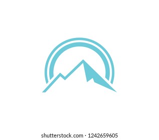 Mountain logo icon 
