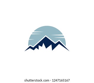 Mountain logo icon 