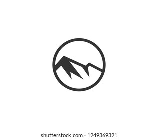 Mountain logo icon 