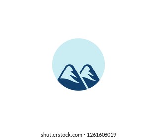 Mountain logo icon 
