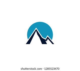 Mountain logo icon 