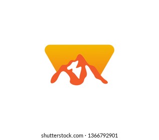 Mountain logo icon 