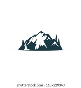 Mountain logo icon design template vector