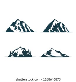 Mountain logo icon design template vector