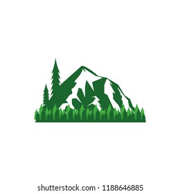 Mountain logo icon design template vector