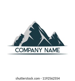 Mountain logo icon design template vector
