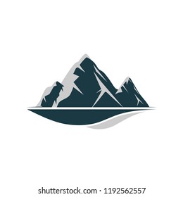 Mountain logo icon design template vector