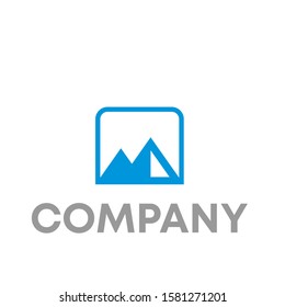 mountain logo icon design template sign