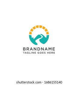 Mountain logo icon design template vector illustration
