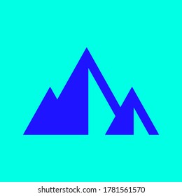 Mountain logo. Icon design. Template elements
