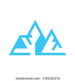 Mountain logo. Icon design. Template elements
