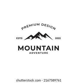 mountain logo icon design template.