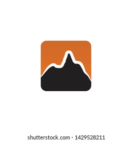 Mountain logo icon design vector template