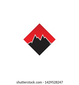 Mountain logo icon design vector template