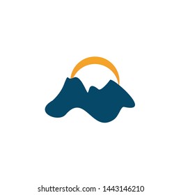 Mountain logo icon design vector template