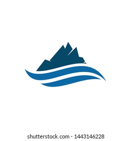 Mountain logo icon design vector template