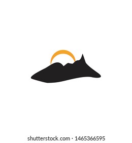 Mountain logo icon design vector template